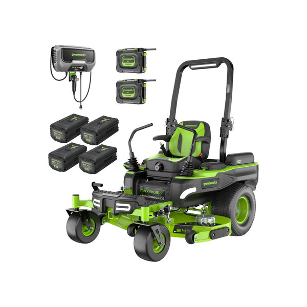 Greenworks 80V 54″ MaximusZ Zero Turn Riding Lawn Mower