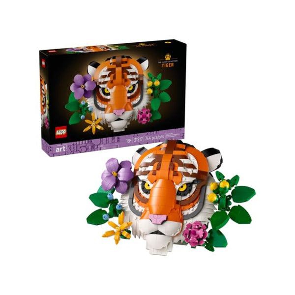 744-Pcs LEGO Art The Fauna Collection Tiger Building Set