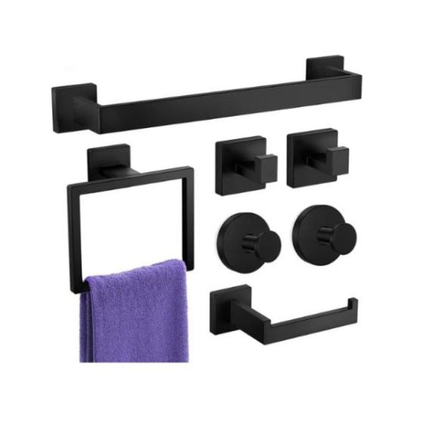 7-Pcs Bathroom Hardware Accessories Set