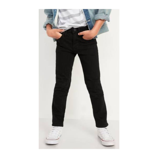 Old Navy Boys Built-In Flex Black Skinny Jeans