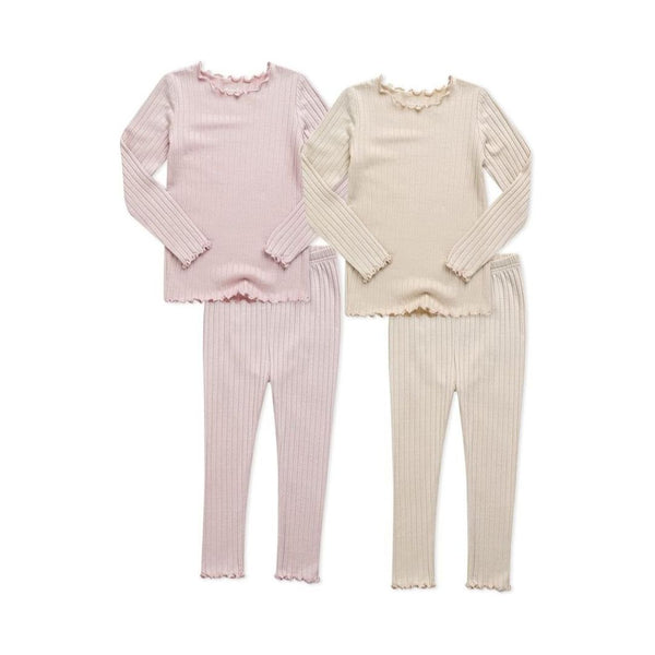 2-Pack VAENAIT BABY Kids Soft Comfy Modal Tencel Pajamas