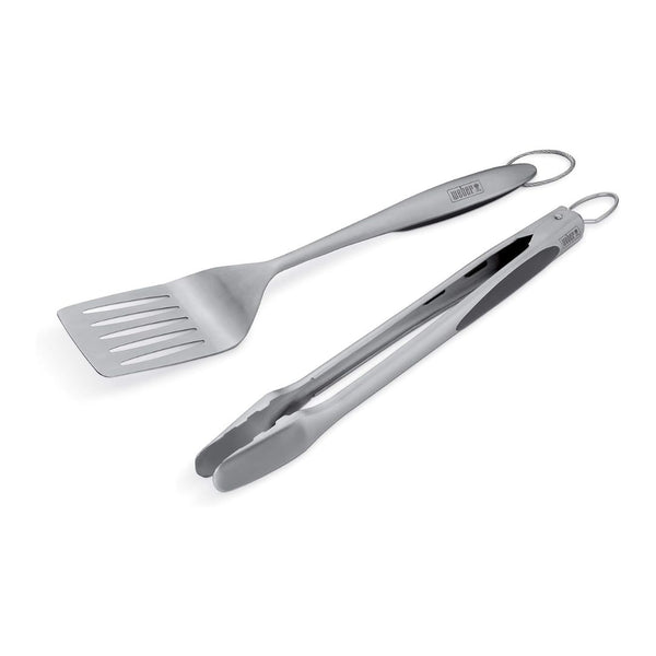 Weber 2-Piece Stainless Steel Barbecue Tool Set
