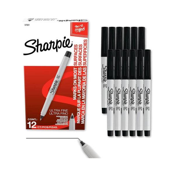 12-Count Sharpie Permanent Markers