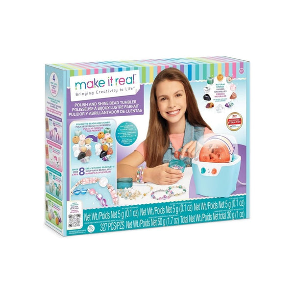 327-Pcs Make It Real: Rock Tumbler & Polish-Shine Bead Tumbler
