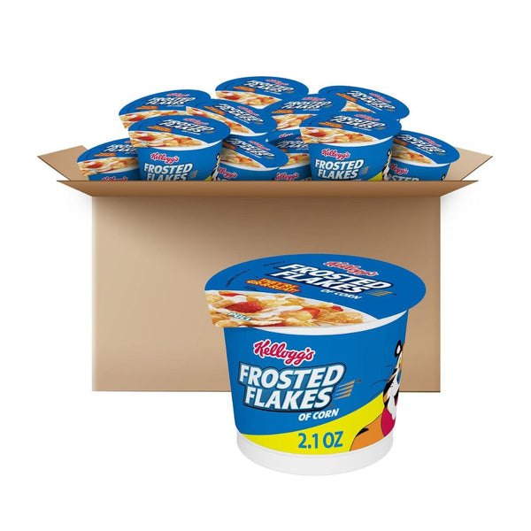 12 Cups Kellogg’s Frosted Flakes Original Cold Breakfast Cereal