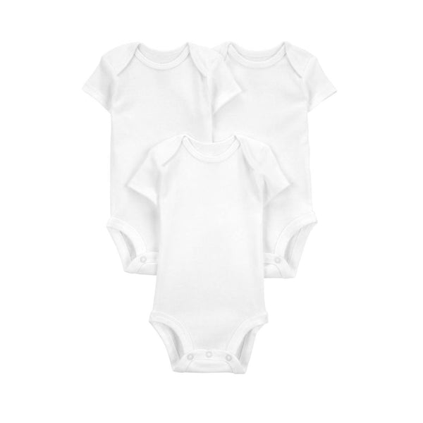 3 Carter's Baby Short Sleeve Bodysuits