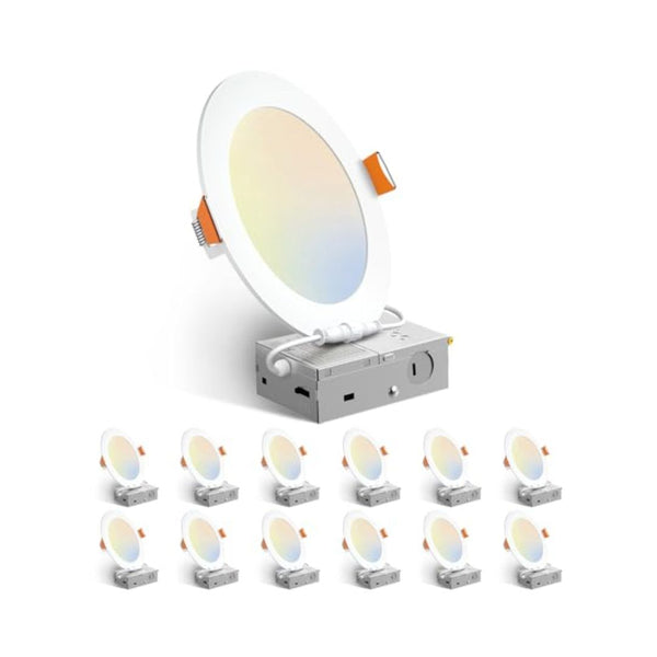 12 Pack Amico LED Recessed Downlights