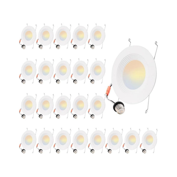 24-Pack Energetic 5CCT Retrofit Recessed Ceiling Lighting