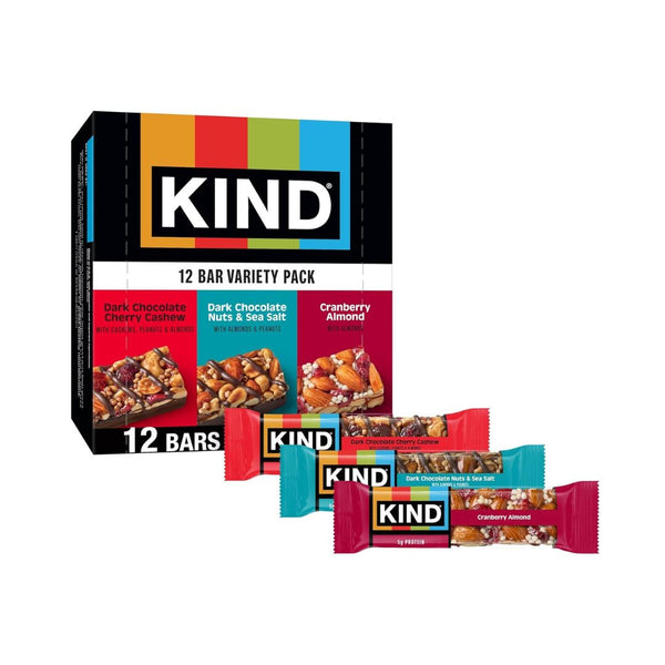 12-Count KIND Healthy Snacks Bars Variety Pack