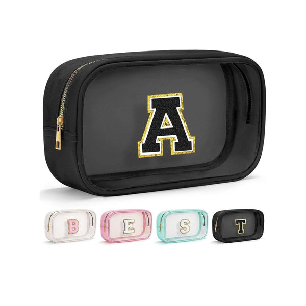 Initial Clear Makeup Travel Bag