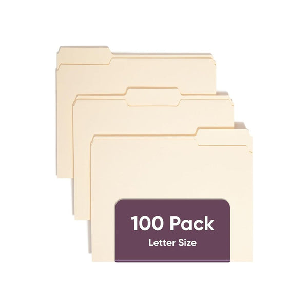 100 Smead Letter Sized File Folders