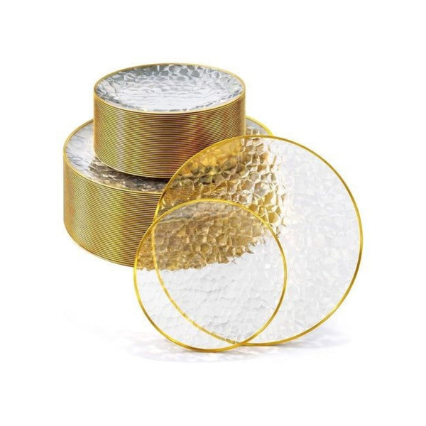 60 Or 100 Piece Disposable Dinnerware Set