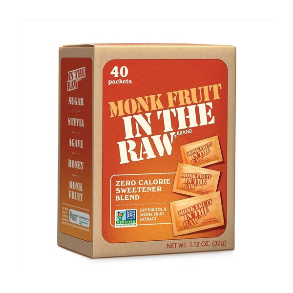 40 Monk Fruit In The Raw, Sweetener Packets