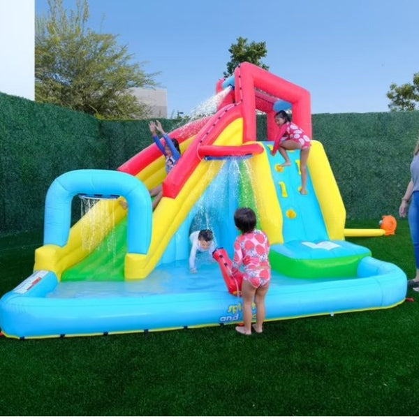 My 1st Water Slide Splash and Slide with Tunnel and Water Arch