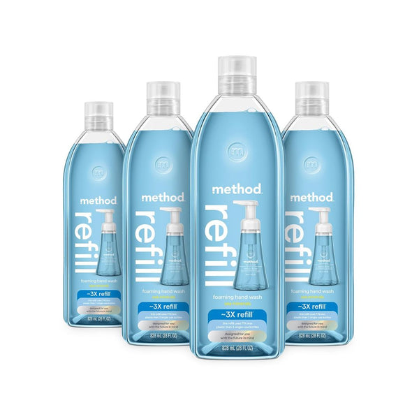 4 Bottles method Foaming Hand Wash Refill