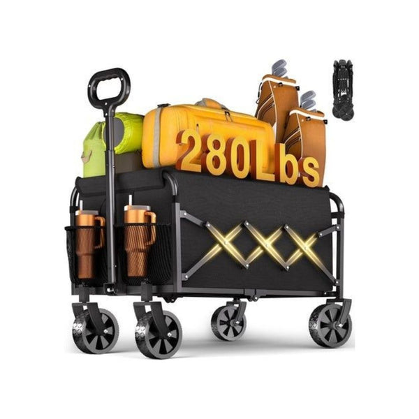 280lbs Foldable Wagon With Wheels