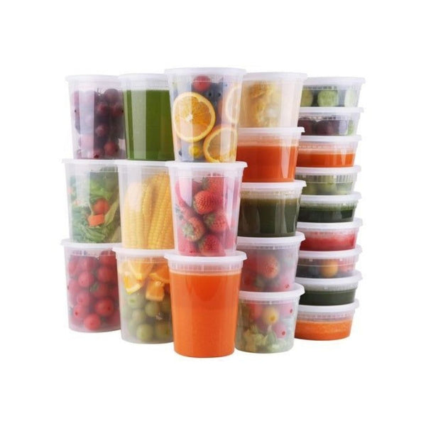 48 Deli Food Storage Containers With Lids