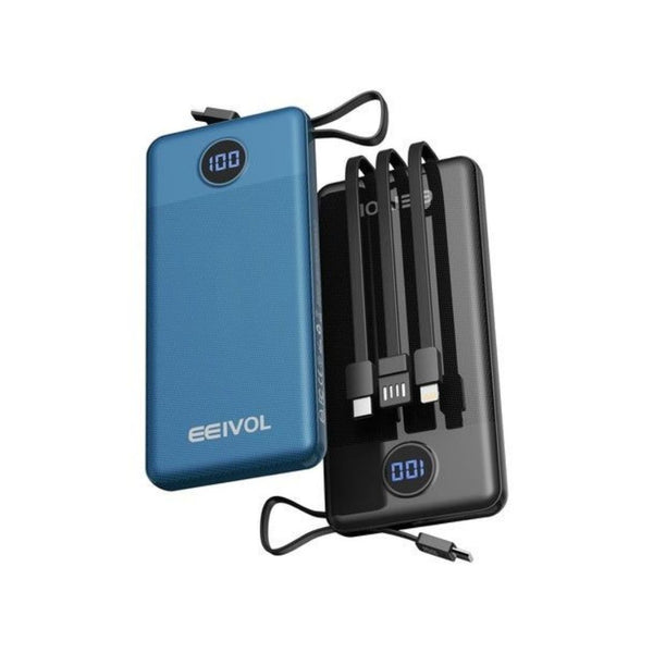 2 Pack Slim 10000mAh Portable Charger Power Bank