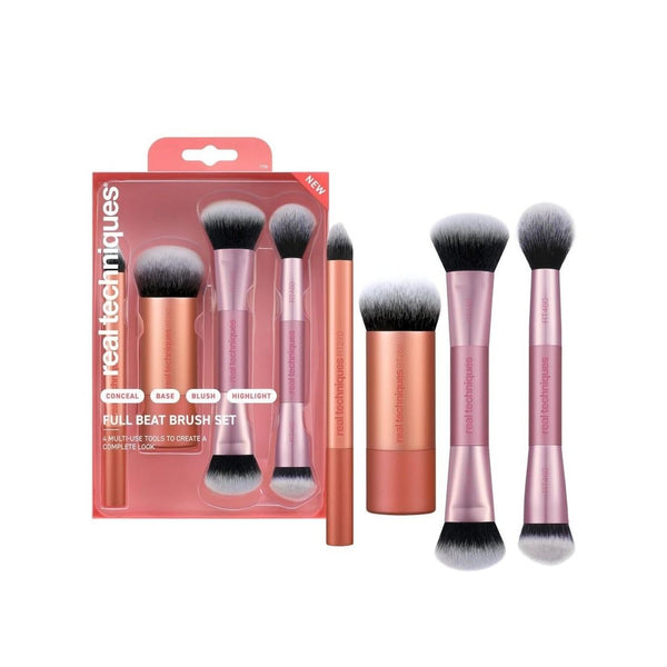 4-Pcs Real Techniques Full Beat Makeup Brush Set