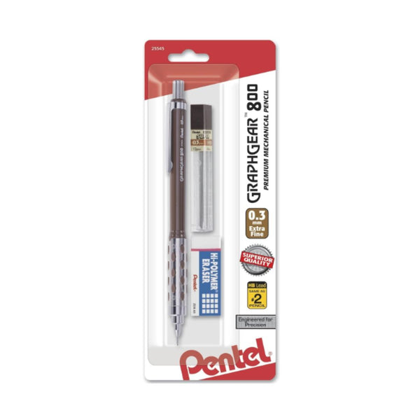 Pentel Graph Gear 800 Mechanical Drafting Pencil, 0.3mm