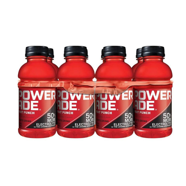 2 Packs of 8 POWERADE Sports Drink Fruit Punch