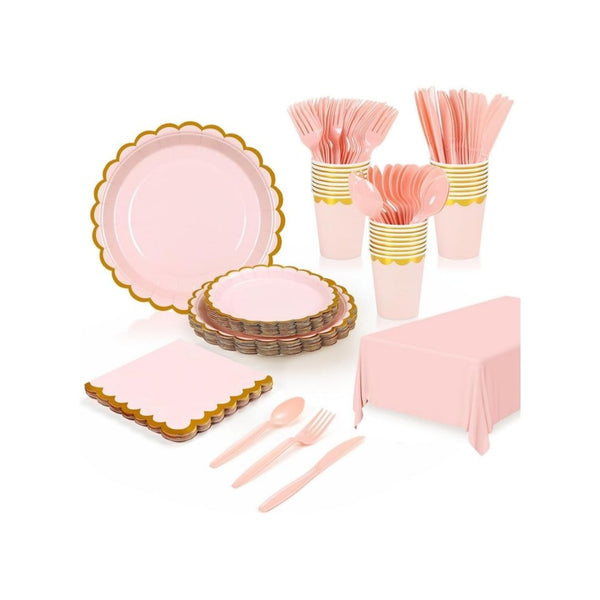 176 Pcs Paper Dinnerware Set