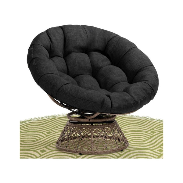 Ergonomic Wicker Papasan Chair