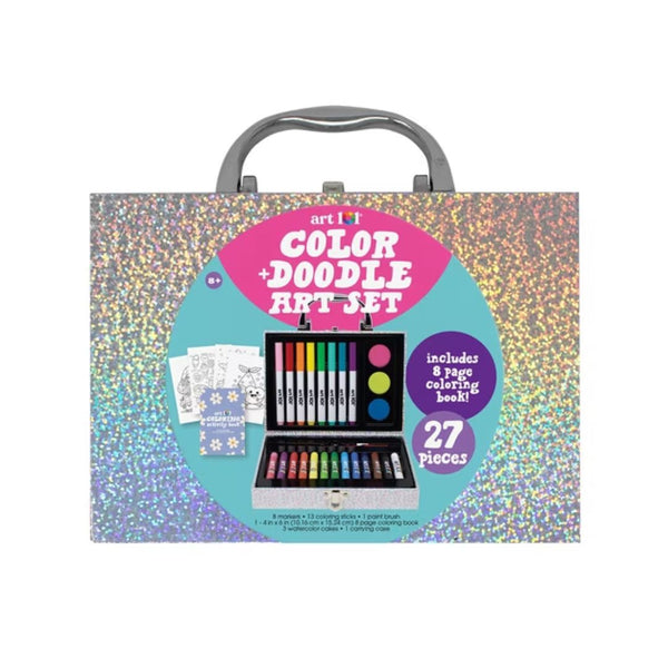 Art 101 Color and Doodle Art Coloring Set with 27 Pieces