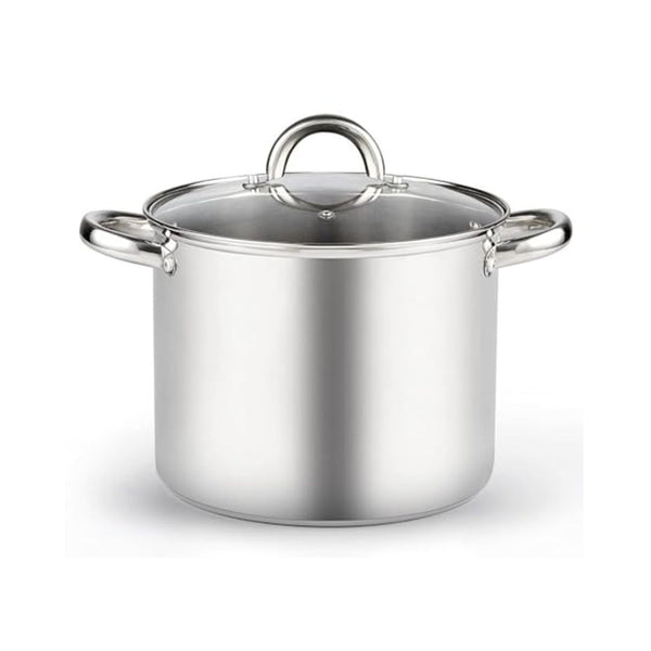 Cook N Home 8 Quart Stainless Steel Stock Pot With Lid