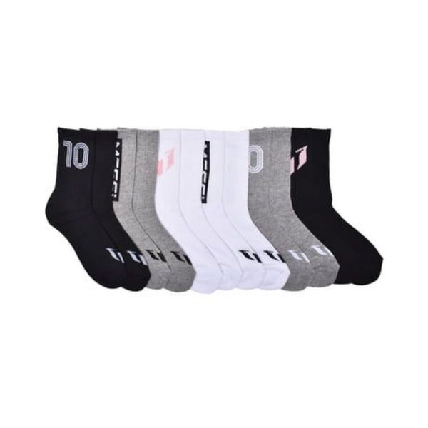 6 Pack Of Messi Boys Socks