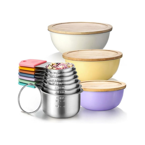 13-Pcs Magnetic Measuring Cups Set