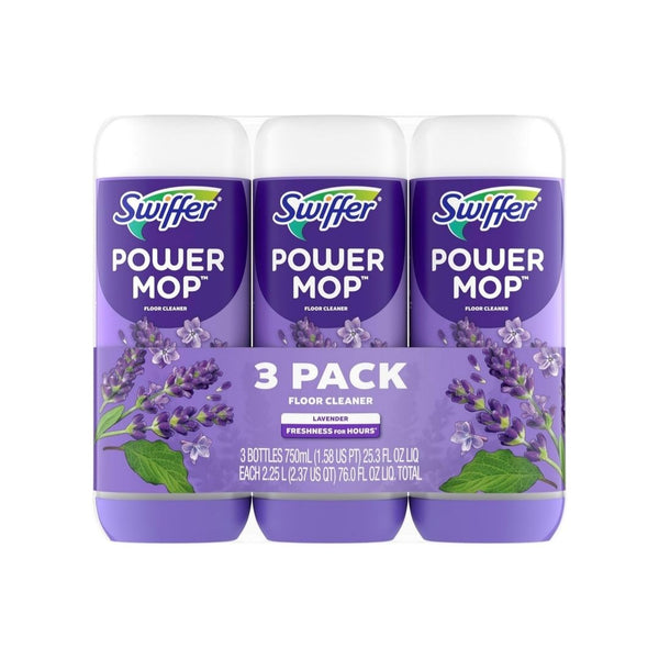 3-Pack Swiffer PowerMop Floor Cleaning Solution