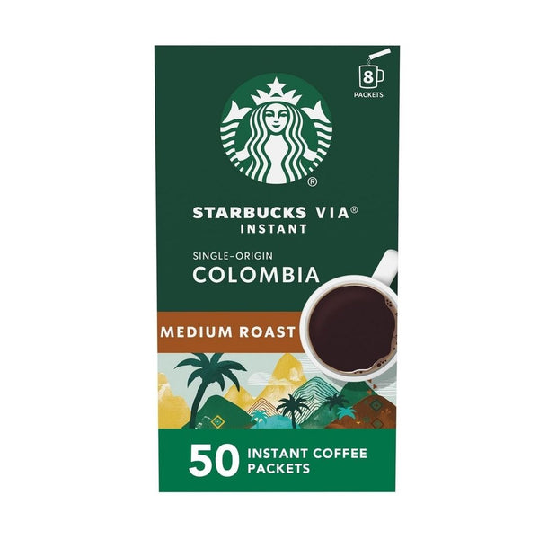 50-Count Starbucks VIA Ready Brew Colombia Coffee