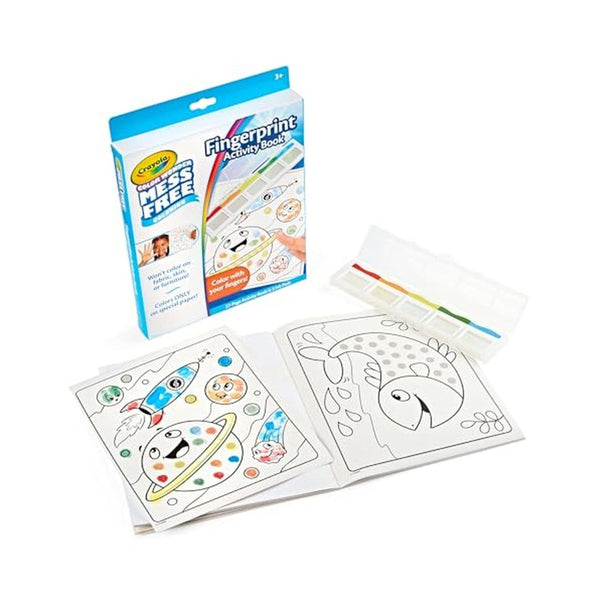 Crayola Color Wonder Mess Free Fingerpaint Activity Book