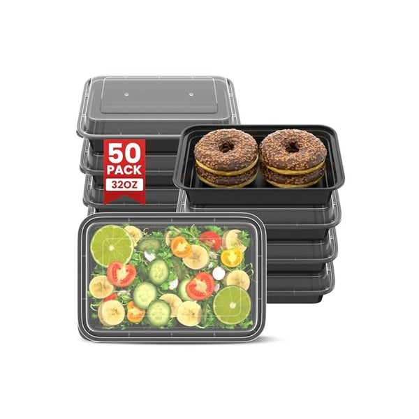 50 Pack Meal Prep Containers with Lids