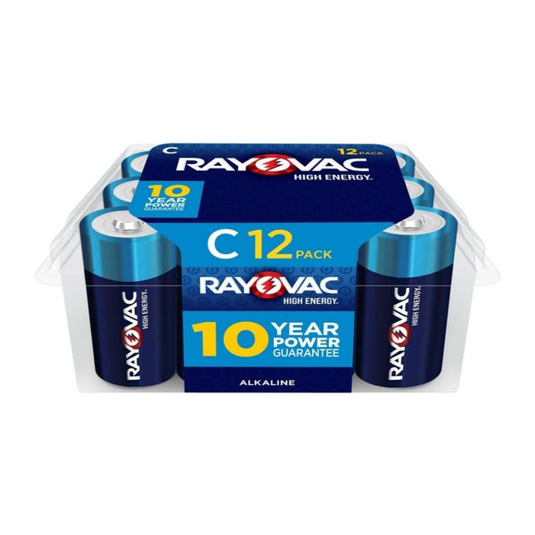 12-Pack Rayovac C Cell Batteries