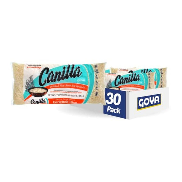 30 Pack Goya Canilla Extra Long Grain Rice 1 Pound (OU)