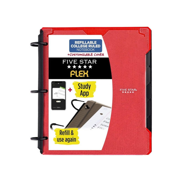 200-Sheet Five Star Flex Refillable Notebook