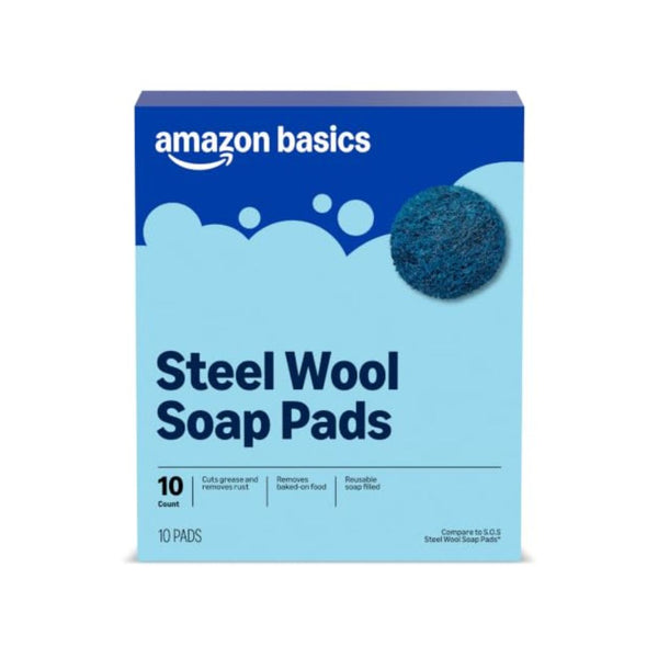 10 Pack Steel Wool Soap Pads