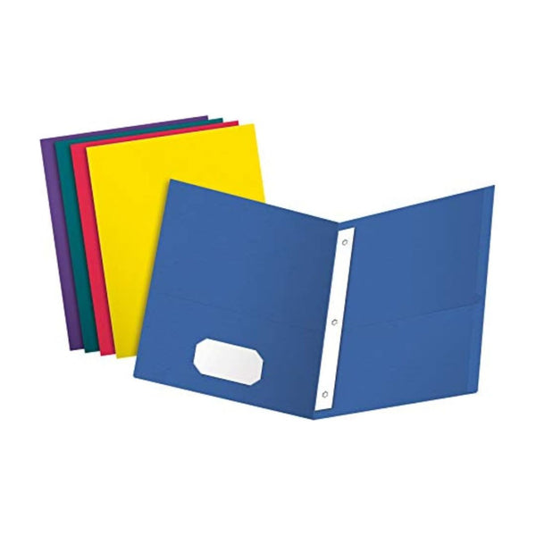 Oxford 2 Pocket Folders with Prongs (25 Per Box)