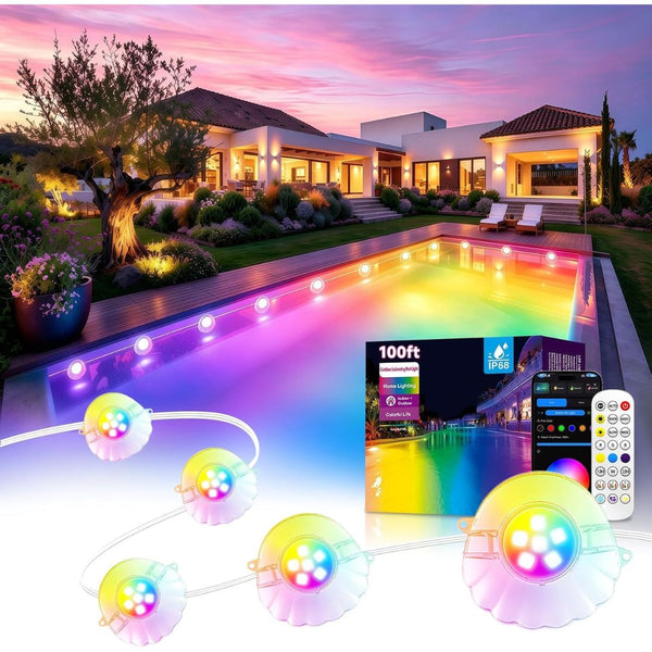 100FT RGB Swimming Pool Lights