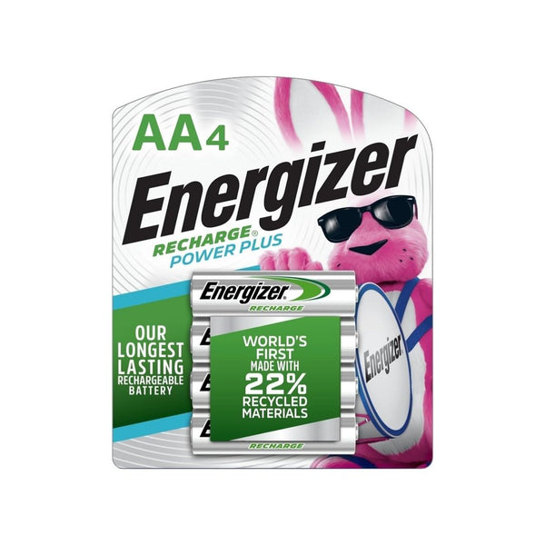 4 Energizer Power Plus Rechargeable AA Batteries