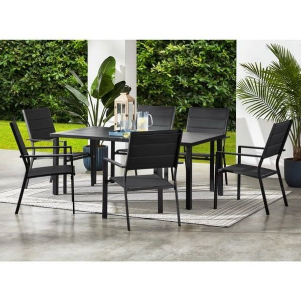 7-Piece Mainstays Steel Outdoor Dining Set