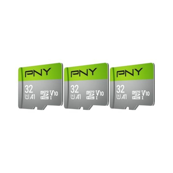 3 PNY 32GB microSDHC Cards