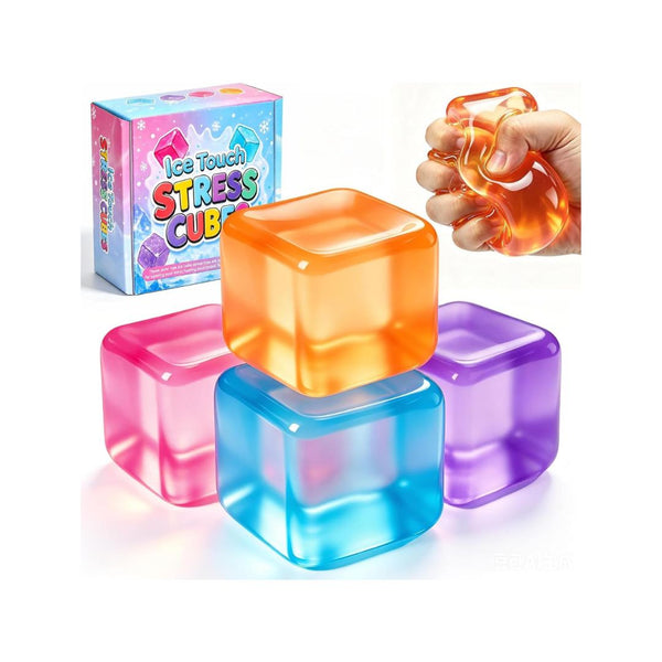 4 Pack Stress Cube Fidget Toys