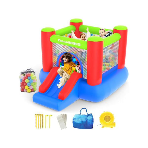 PicassoTiles 8×7 Foot Junior Inflatable Bouncer