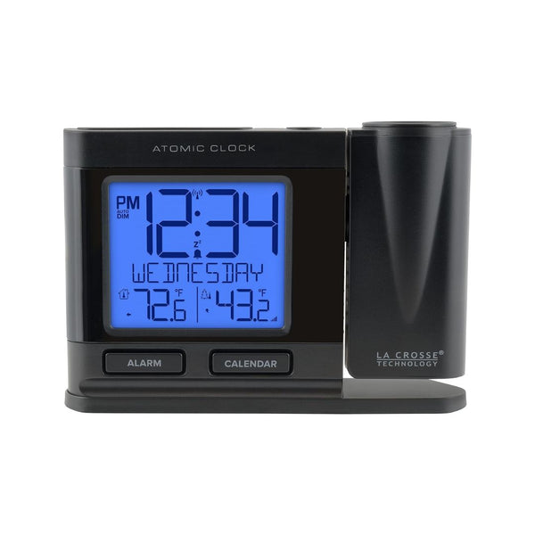 La Crosse Technology Atomic Projection Alarm Clock with Temperature