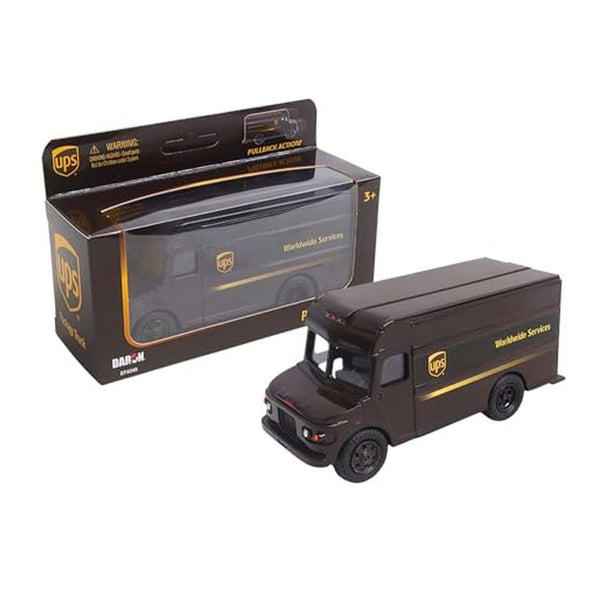 Daron UPS Pullback Package Delivery Truck Toy