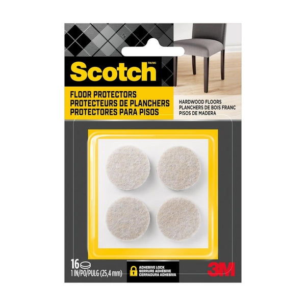 16 Scotch Felt Furniture Pads