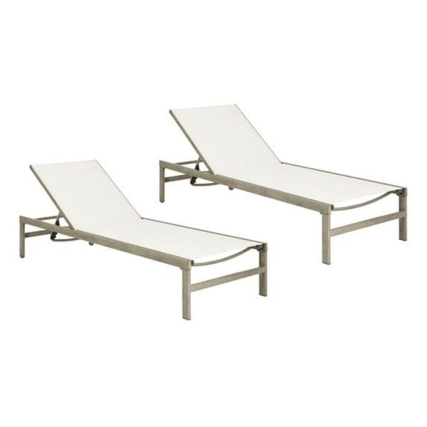2-Piece Mainstays Dashwood Sling Patio Chaise Lounger Set